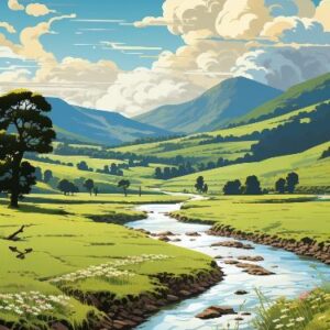 sceneary painting